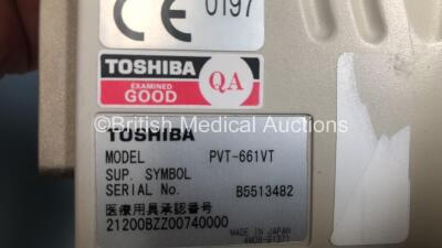 Toshiba Xario SSA-660A Flat Screen Ultrasound Scanner *S/N LGM1275886* **Mfd 07/2012** with 1 x Transducer / Probe (PVT-661VT) and Sony UP-D897 Digital Graphic Printer (Powers Up) ***IR452*** - 5