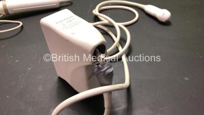 Job Lot Including 1 x Siemens 4515156 Transducer / Probe (Damaged Head, See Photos) and 1 x Philips C8-5 Transducer / Probe (Damaged Unit, See Photos) *Both Untested* - 5