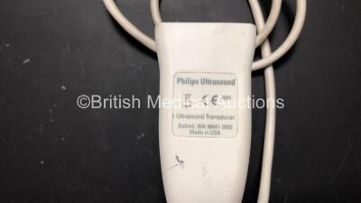 Job Lot Including 1 x Siemens 4515156 Transducer / Probe (Damaged Head, See Photos) and 1 x Philips C8-5 Transducer / Probe (Damaged Unit, See Photos) *Both Untested* - 6