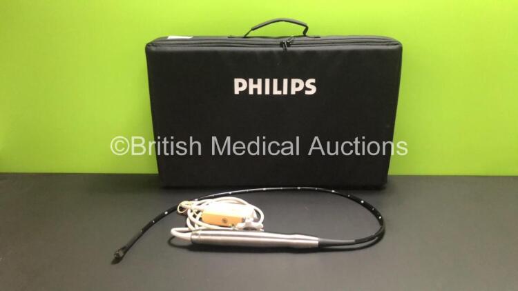 Philips X8-2t Ultrasound Transducer / Probe in Case (Untested) *GH*