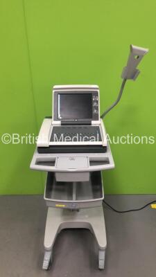 GE MAC 5500 ECG Machine on Stand (Powers Up with Damaged Display) *S/N SCD12084794PA*