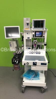 Blease Focus Frontline Anaesthesia Machine with Blease 8500 Ventilator, Blease Isoflurane Vaporizer, Datascope Passport 2 Patient Monitor with Leads, SpaceLabs Medical Gas Module, SpaceLabs Ultraview SL Patient Monitor, SpaceLabs UltraView SL Module Rack