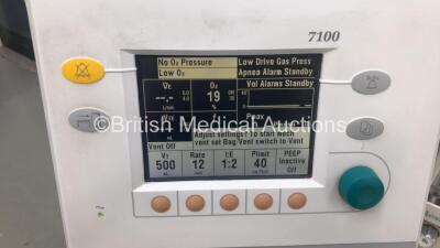 Datex-Ohmeda Aestiva/5 Anaesthesia Machine with Datex-Ohmeda 7100 Ventilator Software Version 1.4 with Datex-Ohmeda Compact Anaesthesia Monitor, E-PRESTN Multiparameter Module with SPO2, T1-T2,P1-2, NIBP and ECG Options, E-CAiOV Gas Module with Spirometry - 6