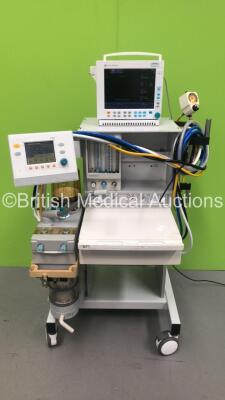 Datex-Ohmeda Aestiva/5 Anaesthesia Machine with Datex-Ohmeda 7100 Ventilator Software Version 1.4 with Datex-Ohmeda Compact Anaesthesia Monitor, E-PRESTN Multiparameter Module with SPO2, T1-T2,P1-2, NIBP and ECG Options, E-CAiOV Gas Module with Spirometry