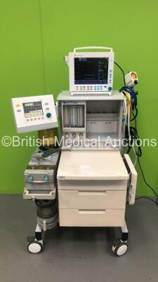 Datex-Ohmeda Aestiva/5 Anaesthesia Machine with Datex-Ohmeda 7100 Ventilator Software Version 1.4 with Datex-Ohmeda Compact Anaesthesia Monitor, E-PRESTN Multiparameter Module with SPO2, T1-T2,P1-2, NIBP and ECG Options, E-CAiOV Gas Module with Spirometry - 2