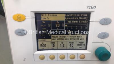 Datex-Ohmeda Aestiva/5 Anaesthesia Machine with Datex-Ohmeda 7100 Ventilator Software Version 1.4 with Datex-Ohmeda Compact Anaesthesia Monitor, E-PRESTN Multiparameter Module with SPO2, T1-T2,P1-2, NIBP and ECG Options, E-CAiOV Gas Module with Spirometry - 6