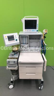 Datex-Ohmeda Aestiva/5 Anaesthesia Machine with Datex-Ohmeda 7100 Ventilator Software Version 1.4 with Datex-Ohmeda Compact Anaesthesia Monitor, E-PRESTN Multiparameter Module with SPO2, T1-T2,P1-2, NIBP and ECG Options, E-CAiOV Gas Module with Spirometry