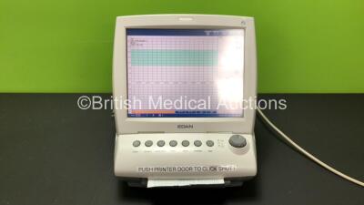 Edan F9 Express Fetal & Maternal Monitor Including MECG, NIBP, US2, EXT1, Temp, SpO2, TOCO/ US1 and MARK Options (Powers Up) *108091-M12101060002*