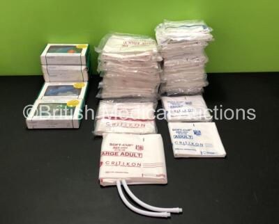 Job Lot Lot Including Adult and Large Adult BP Cuffs and 6 x SpO2 Finger Sensors *Expired*