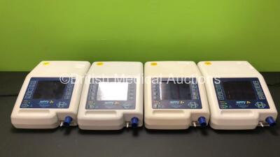 4 x B&D Electromedical Nippy 3+ Ventilators (All Power Up) *2010-10845 / 2011-11869 / 2011-12961 / 2008-8671*