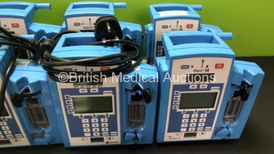 Job Lot Including 29 x Alaris SE Pumps (8 in Photo - 29 in Total) and 1 x CareFusion Alaris GS Syringe Pump (Powers Up, Requires Service) *713106762 / 713106763 / 135107812 / 135107763 / 713106764 / 135107805 / 135107810 / 713100930 / 135107743 / 80011602 - 4