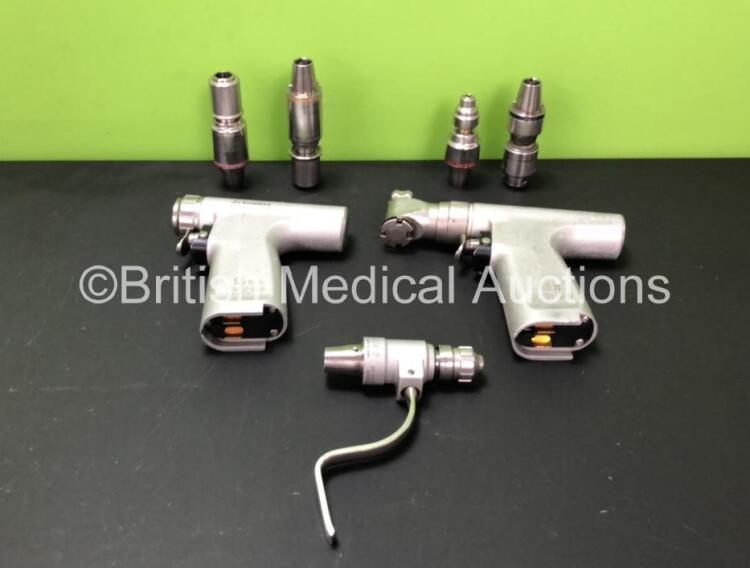 Job Lot Including 1 x DeSoutter MDX-600 Drill/Reamer MultiDrive Handpiece, 1 x DeSoutter KDX-600 Sagittal Saw Handpiece, 1 x DeSoutter 11710 DX-600 Drill Attachment, 1 x DeSoutter 11820 RX-600 Reamer Attachment, 1 x DeSoutter 11850 HX-600 High Torque Ream