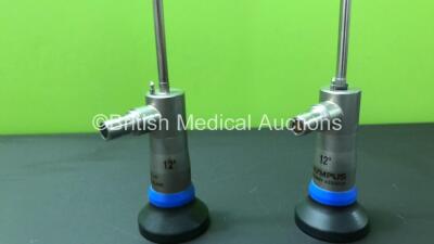 2 x Olympus A22001A 12 Degree Autoclavable Cystoscope (1 x Cloudy View and 1 x Damaged/Cloudy View) *205573 / 205571* - 4