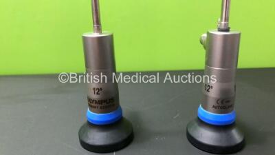 2 x Olympus A22001A 12 Degree Autoclavable Cystoscope (1 x Cloudy View and 1 x Damaged/Cloudy View) *205573 / 205571* - 5