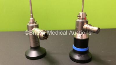 Job Lot Including 1 x Sopro Comeg 75022007B 0 Degree WA Autoclavable Rigid Scope (Very Cloudy View) and 1 x Olympus A7505A 30 Degree Autoclavable Rigid Scope (Very Cloudy View) *527995 / 161271140* - 2