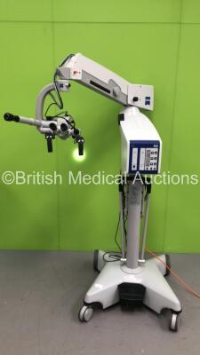 Zeiss OPMI Vario Surgical Microscope with Zeiss f170 Binoculars, 1 x Training Arm, 3 x 12,5x Eyepieces and Zeiss Medilive Primo Attachment on Zeiss S8 Stand (Powers Up with Good Bulb)