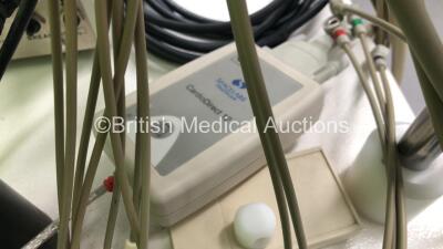 1 x Olympus UHI-3 High Flow Insufflation Unit with Olympus MH-317 Footswitch, 1 x Spire ZAN 600 Oxi Unit, 1 x Spacelabs CardioDirect 12 ECG Unit and 1 x Benq Display Monitor with Keyboard (Some Damage - See Photo) HDD Removed - 5