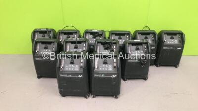 Cage of 12 x AirSep VisionAire 3 Oxygen Concentrators