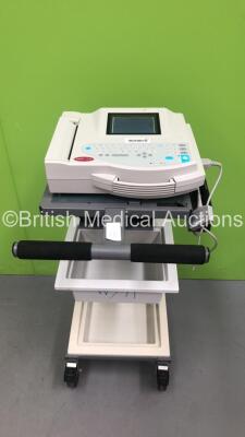 GE MAC 1200 ECG Machine on Stand with ECG Module - No Leads (Powers Up)