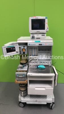 Datex-Ohmeda Aestiva/5 Anaesthesia Machine with Datex-Ohmeda Aestiva SmartVent Software Version 3.5, Philips MP50 Anaesthesia Monitor Ref M8004A with Philips M3001A Module with Press / Temp / NBP / SPO2 and ECG/Resp Options, Philips IntelliVue G5-M1019A 