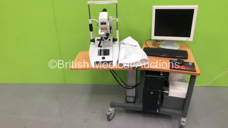 Heidelberg Retina Angiograph 2 System on Table (HDD Removed) *HRA2-MNT-00138*