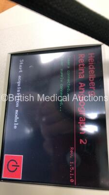 Heidelberg Retina Angiograph 2 System on Table (HDD Removed) *HRA2-MNT-00138* - 2