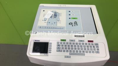 Mortara ELI 250c ECG Machine on Stand with 10 Lead ECG Leads (Powers Up with Blank Screen) - 3