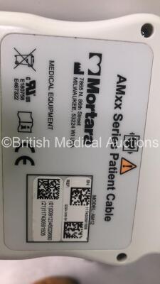 Mortara ELI 250c ECG Machine on Stand with 10 Lead ECG Leads (Powers Up with Blank Screen) - 4