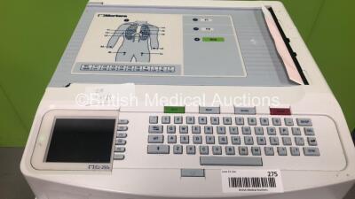 Mortara ELI 250c ECG Machine on Stand with 10 Lead ECG Leads (Powers Up with Blank Screen) - 3