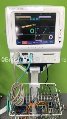 1 x Welch Allyn 53NP0 Vital Signs Monitor on Stand with BP Hose (Powers Up), 1 x Welch Allyn SPOT Vital Signs Monitor on Stand (Powers Up), 1 x Welch Allyn Spot Vital Signs LXi Patient Monitor on Stand with BP Hose (Powers Up) and 1 x Fukuda Denshi DS-710 - 2