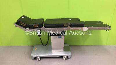 Steris Surgimax Surgical Table with Cushions and Controller (Powers Up - Rips in Cushions) *S/N NA*