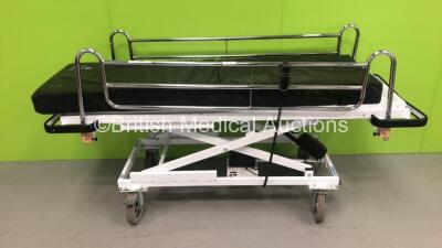 Bristol Maid Electric Patient Trolley with Controller (Powers Up and Tested Working)