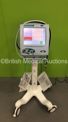 SLE 4000 Infant Ventilator TTV Plus Software Version 5.0 on Stand with Hoses (Powers Up) * Mfd 2016 * **S/N 43346-N-XE**