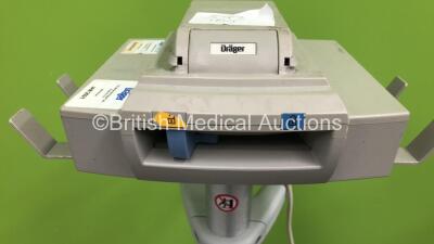 Drager Docking Station on Stand with Drager ECG Lead and Power Supply Unit - 2