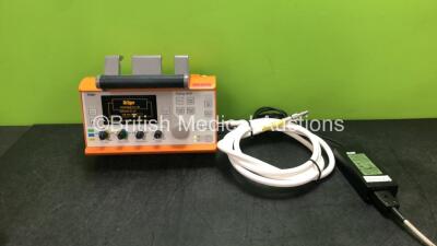 Drager Oxylog 3000 Portable Ventilator Software Version 01.24 with 1 x Hose and 1 x AC Power Supply *Mfd 2008* (Powers Up)