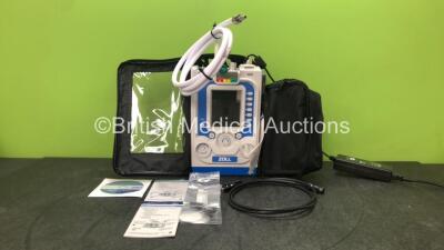 Zoll Z Vent Transport Ventilator with 1 x Hose, 1 x Reference Guide, 1 x Operation CD Manual, 1 x AC Power Supply and 1 x DC Power Supply in Carry Bag (Powers Up) *Mfd 2019*