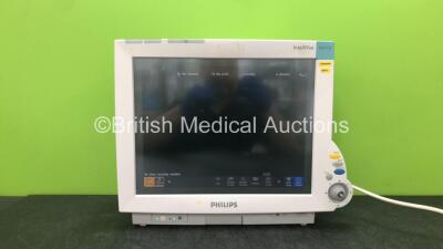 Philips IntelliVue MP70 Touch Screen Patient Monitor (Powers Up with Missing Dial-See Photo)