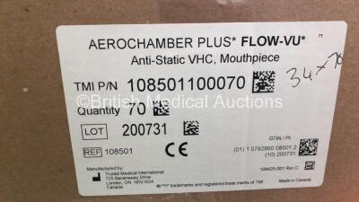 Pallet of Trudell Medical AeroChamber Plus Flow-Vu (48 x Boxes of 70 Units) - 2