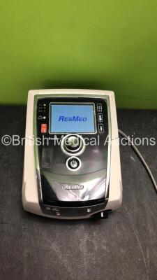 ResMed Stellar 100 CPAP Unit with 1 x AC Power Supply (Powers Up) *SN 20170632595*