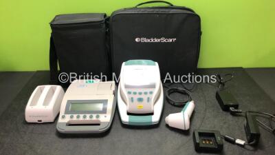 Job Lot Including 1 x Diagnostic BVI 3000 Bladder Scanner with 1 x Battery, 1 x Battery Charger, 1 x Probe / Transducer in Carry Bag (Powers Up) and 1 x Verathon BVI 9400 Bladder Scanner with 1 x Battery Charger, 1 x Battery and 1 x Transducer / Probe in 