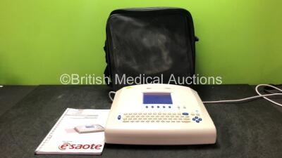 Seca CT8000P Power Light 12 Channel ECG and Spirometry Unit with User Guide in Carry Bag (Powers Up) *SN 22243*