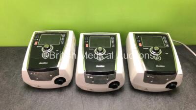 3 x ResMed Stellar 100 CPAP Units (2 Hold Power with Blank Display, 1 No Power) *SN 20140827062, 20160081726, 20150106120*