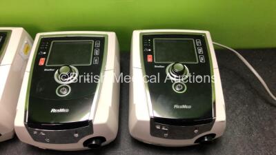 3 x ResMed Stellar 100 CPAP Units (2 Hold Power with Blank Display, 1 No Power) *SN 20140827062, 20160081726, 20150106120* - 2