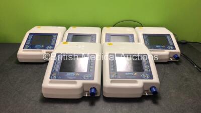 6 x B & D Electromedical Nippy 3+ Ventilators (All Power Up) *SN 20099429, 201010567, 201010201, 201010021. 20088136, 201011500*