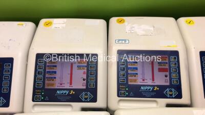 6 x B & D Electromedical Nippy 3+ Ventilators (All Power Up) *SN 201316680, 201113618, 201422105, 201011498, 20099426, 201625648* - 2