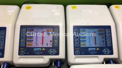 6 x B & D Electromedical Nippy 3+ Ventilators (5 Power Up, 1 No Power) *SN 201010980, 201422107, 201213908, 201010019, 201214251, 201729395* - 2