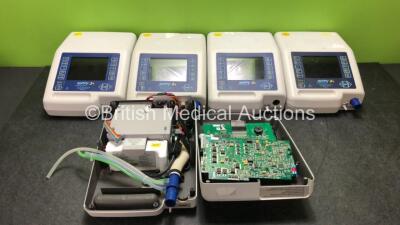 5 x B & D Electromedical Nippy 3+ Ventilators (All No Power, 1 with Missing Port, 1 Spares and Repairs) *SN 201523482, 201010020, 201214570, 201831341, 201011406*