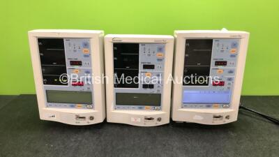 3 x Accutorr Plus Vital Signs Monitors (2 Power Up, 1 No Power) *GH*