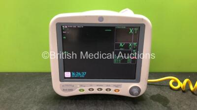 GE Dash 4000 Patient Monitor Including ECG, CO2, NBP, BP1/3, BP2/4, SpO2 and Temp/CO Options (Powers Up) *GH*