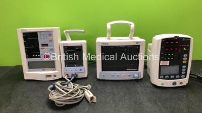 Job Lot Including 1 x Datascope Accutorr Plus Vital Signs Monitor Including SpO2 and NIBP Options (Powers Up) 1 x Datascope Duo Patient Monitor Including SpO2 and NIBP Options with 1 x NIBP Hose and 1 x SpO2 Finger Sensor (Powers Up) 1 x Mindray Datascope